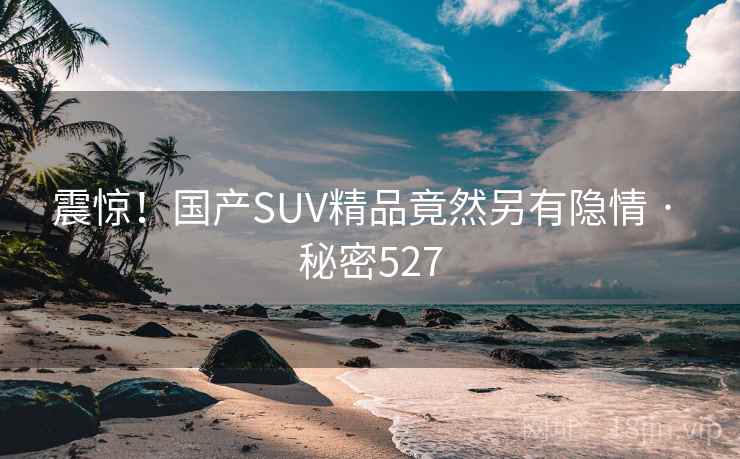 震惊！国产SUV精品竟然另有隐情 · 秘密527