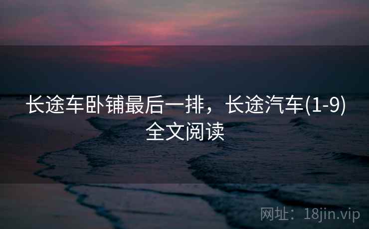 长途车卧铺最后一排，长途汽车(1-9)全文阅读  第2张