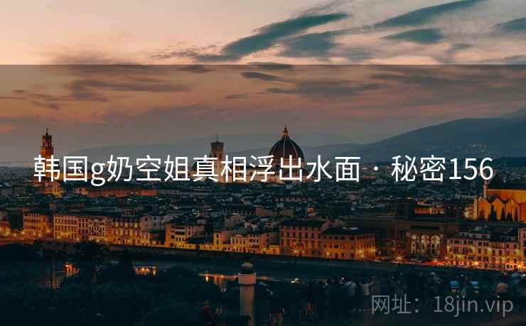 韩国g奶空姐真相浮出水面 · 秘密156