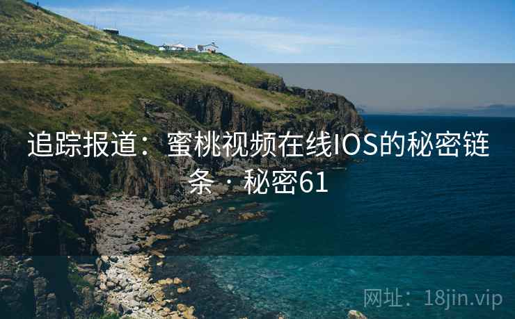 追踪报道：蜜桃视频在线IOS的秘密链条 · 秘密61